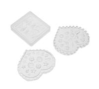 3 Pièces Moule à Ongles, Thème Marin, Modèle Réutilisable | Textures Détaillées, Forme Méduse, Surface Lisse Antiadhésive, pour Gel et Projets DIY