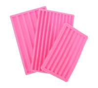 3 Pièces Moule en Silicone pour Bandes de Cire, Modèle Créatif | Souple et Antiadhésif, Léger à Transporter, pour Résine et Usage Domestique, Outil Manuel de Scellement