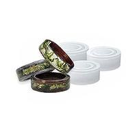 3 Pièces Moules À Bagues En Résine En Silicone Pour Faire Des Bagues Boucles D'Oreilles Collier Pendentif Artisanat Pour Oreilles De Chat Diamant Bague En Silicone En Forme De 8 Pour Bijoux En