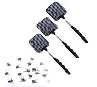 3 Pièces noirTapette à Mouches,Piège à Mouches,Portable Tapettes Anti Moustique,pour Intérieur Jardin Moustiques Insectes tapetteà mouche tapette à mouche tapette a mouche tapetteà mouche solide