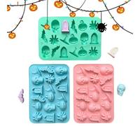 3 Pieces Non-Stick Chocolate Decoration Soap Making Tool Baking Molds
