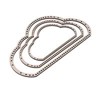 3 PièCes Nuage Tissage MéTier à Tisser Kit Tapisserie MéTier à Tisser Cadre HêTre Lissage MéTier à Tisser Kit D'artisanat pour Bricolage Adulte DéButant