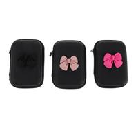 3 Pièces Organisateur de Câbles Électroniques Rigide EVA | Étui de Rangement Portable pour Écouteurs et Cartes Mémoire, Design Moderne et Léger, Bureau et Étudiants
