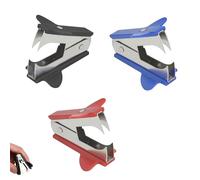 3 Pièces Ôte-agrafes Mini Retire Agrafe Rapide Outil Portable Extracteur d'agrafes pour Agrafeuse Maison Bureau (Couleur Aléatoire)