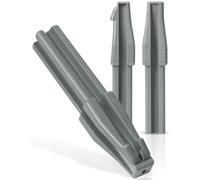 3 Pièces Outil D’aide à L’affûtage Plume de Canard | Plastique, Format Compact et Facile à Ranger, pour Maquillage et Bureau, Aide Simple pour Débutants