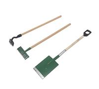 3 pièces Outils de pelouse de Jardin Miniatures 1/12 Accessoires Travail Maison poupée avec Pelle râteau Pelle pour Maison poupée ou modèle Paysage Jardin Outils Poup
