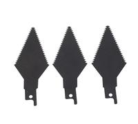 3 pièces outils d'élimination du coulis de carrelage lames de scie double face en acier au carbone pour le nettoyage du ciment des joints de sol robuste antirouille amélioration