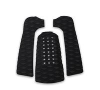 3 pièces Pad de Traction antidérapant de Planche de Surf, Planche de Surf Tailpad Deck Grip Skimboard Tail Pads Deck Grip(Noir)