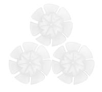 3 Pièces Pales de Ventilateur de Sèche-cheveux, Roue Centrifuge | Réparation DIY Facile, Montage sur Axe, pour Moteurs et Roues Soufflantes, Usage Maison ou Atelier