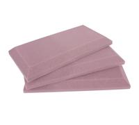 3 Pièces Panneau Acoustique en Mousse Pourpre pour Sonore Mural | Mousse Flexible, Améliore la Clarté du Son, Usage Maison et Plafond, Décoration Intérieure