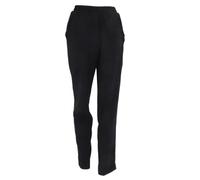 3 Pièces Pantalon de Chef Noir M, Respirant, Réglable, Compartiments | Mélange 65 % Polyester et 35 % Coton, Aisance des Mouvements, Braguette Zippée, Cordon Ajustable, pour Cuisiniers