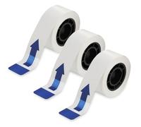 3 pièces papier thermique etiquette personnalisé autocollante imprimante thermique 15mm Étanches et Personnalisables - pour PRT Qutie/Makeid L1 - pour codes à barres, noms, dates, prix - Blanc003