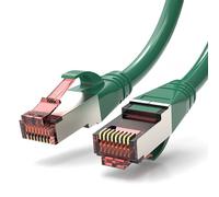 (3 pièces/paquet) cordon de raccordement Ethernet RJ45 Cat 6 SFTP câble de raccordement Cat6 S/FTP sans accroche 0.25/0.5/1/2/3/5/10/15/20m LSZH 0.5mGreen x3