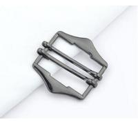 3 pièces/Paquet métal Deux glissières Boucles Tri-Glide pour Costume Gilet épaule Cuir Sac Sangle Ceinture Curseur réglage Boucle