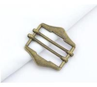 3 pièces/Paquet métal Deux glissières Boucles Tri-Glide pour Costume Gilet épaule Cuir Sac Sangle Ceinture Curseur réglage Boucle