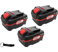 3 pièces PARKSIDE® 20V 4Ah Batterie PAP 20 B3 - Lithium Ion 4 Ah Accu - pour la série Parkside X20V en bundle HEADNMORE® avec porte-clés