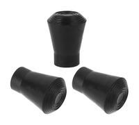 3 Pièces Patin de Tambour de Rechange en Caoutchouc Noir | Antidérapant, du Bruit, Installation Facile, pour Séances de Pratique et Enregistrements