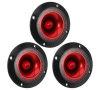 3 Pièces Pavillon Piézoélectrique Haut-parleur Audio Tweeter | Remplacement du Pavillon du Haut-parleur, Structure Fine, Métal et Plastique