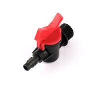 3 pièces PE vanne à bille 1/2 "filetage mâle à 8/11mm tuyau réducteur vanne système d'irrigation en plastique plomberie vanne tuyau souple