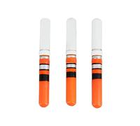 3 Pièces Pêche de Nuit LED Flotteur Lumineux Rougeoyant Flotteur Queue Lumière LED Bâton Outils Pêche Bobbers Flotteurs(Rouge)