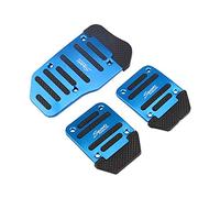 3 Pièces Pédales de Frein de Voiture antidérapantes, Antiderapant Pédales D'accélérateur De Frein D'embrayage Repose-Pieds Kit, frein, Accélérateur et repose-pied, Bleu