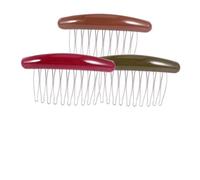 3 Pièces peigne à cheveux antidérapant peigne à cheveux décoratif peignes taquins pour femmes accessoires hairpin barrette hair topper Coiffure Épingle à cheveux élégante Acrylique FRCOLOR