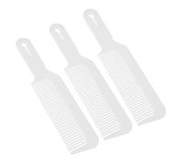 3 Pièces Peigne à cheveux antistatique Coiffure brosse à détangler poil pour Coupe peigne domestique fournitures de coiffeur pettin anti-statique accessoires de coiffeur blanche