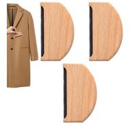 3 Pièces Peigne Anti Bouloches, Peigne en Cachemire, Outil Manuel Portable en Bois Lavable, Portable Brosse en Cachemire pour Vêtements, Pulls, Poils d'animaux, Manteaux Et Autres Textiles