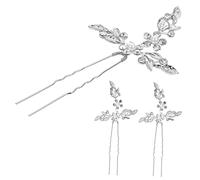 3 Pièces peigne de cheveux épingle à cheveux hanfu de chignon hairpin hair clip barettes accessoire cheveux mariée décorations de cheveux fourchette à chignon perle TOVINANNA