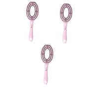 3 Pièces Peigne De Coiffure Démêler Cuir Chevelu Brosse à Cheveux Démêlante Peignes Enchevêtrement Brosse à Cheveux En Poils Brosse à Pour Perruques Synthétiques Rose DRESSOOS