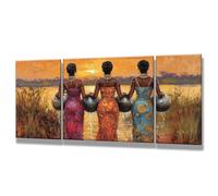 3 Pièces Peinture Numero Adulte - DIY Beauté Peinture par Numero Adultes, Inclure Acrylique et Pinceau, Loisirs Activités Numéro D'art Artisanales Paint by Numbers, Sœurs, 60x120cm Sans Cadre 0q-275