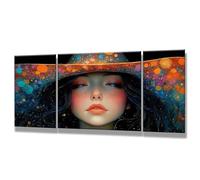 3 Pièces Peinture Numero Adulte - DIY Belles filles (17) Peinture par Numero Adultes, Inclure Acrylique et Pinceau, Numéro D'art Artisanales Kit Paint by Numbers, Rêve ( 80x160cm Sans Cadre ) 0q-324