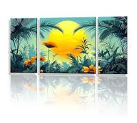 3 Pièces Peinture Numero Adulte, Lune Usine Peinture par Numéro, avec 3- Pinceaux Bricolage Peintures Kits, Loisir Creatif Débutants, Décoration Murale de la Maison 30x60cm (Sans Cadre) y1s-665