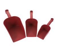 3 Pièces Pelle à Transplanter, Plastique Marron, Lot Multi-Tailles | Transfert Propre du Terreau, Usage pour Plantes et Pots, Outil pour Jardiniers à Domicile et Succulentes