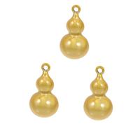 3 Pièces Pendentif en cloche de levage breloques de fabrication de bijoux breloque pour collier charmes pour collier pendentif gourde pour le bricolage cuivre Doré