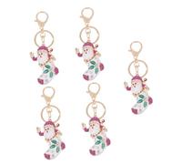 3 pièces pendentif père noël porte-clés de noël pendentif cristal strass sac à main pendentif voiture bling accessoires/1177