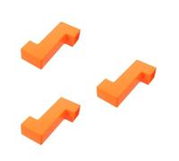 3 Pièces Périscope Pédagogique en Plastique Orange pour Expériences de | Suivi Visuel, Montage et Démontage Rapides, pour Ateliers, Collège, Laboratoires