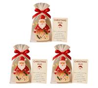 3 pièces Petit câlin de Poche de noël avec Carte d'encouragement Souvenir de Vacances Sentimental Mini breloque Mini Statue Pendentif pour opération décor d'arbre de noël