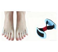 3 Pièces Petit Separateur Orteil, Avec bande d'entraînement pour le gros orteil, Ivoire