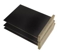 3 Pièces Petit Tableau Noir de Table Mini, Double Face, Bois | Panneau de Message Simple, Léger et Facile à Écrire, pour Magasins et Décoration, Style Sobre