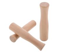 3 Pièces Pilon à Épices en Bois de Hêtre, pour Piler et Écraser | Ustensile Cuisine, Bois de Hêtre, Nettoyage Facile Odeur, pour Ail, Noix, Purée