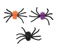 3 Pièces Pince à Cheveux D'halloween Araignée, Plastic Fluff | Détails Réalistes, Port Confortable, Style Facile, pour Adultes et Femmes