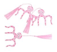 3 Pièces Pince à Partitions Musicale en Fer, Clip Octopus Rose | Porte-page Portable, Lecture les Mains pour Pianistes et Étudiants, Usage la Cuisine, Sermons et Feuilles