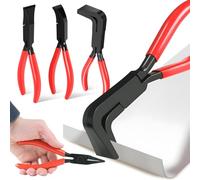 3 Pièces Pince Pliante Plieuse Tole Manuelle Jeu de Pinces à Plier la Tôle Portable Largeur 22 mm (0°, 45°, 90°) pour les Tôliers les Réparateurs et les Bricoleurs pour Plier et Redresser les Tôles