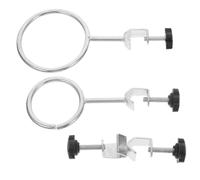 3 Pièces Pince pour Tube à Essai en Fer Anneau, Support Labo | Béchers et Entonnoirs, Montage Rapide, Résiste aux Hautes Températures, Usage Professionnel