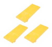 3 Pièces Planche à Gnocchis Poignée en Abs et Résine Jaune