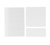 3 pièces plaque de découpe standard, plaque de machine standard en plastique polycarbonate Cuttlebug pour les travaux découpe