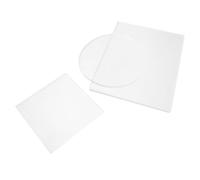 3 Pièces Plaque de Gel pour Enfants, Réutilisable, Transparente A4 | Formats Rond et Carré, Impression Claire, Lavable, Base Stable, Projets Scolaires et Décorations Festives