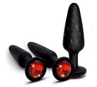 3 Pièces Plug Anal, Jouets Anaux en Silicone Souple, Plug Anal Débutants, Pour un Usage Confortable et une Prise en Main Facile, Pour une Utilisation Solo ou à Deux