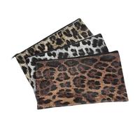 3 Pièces Pochettes de Dépôt Bancaire, Sac de Billet en PU, Pochette Dépôt de Billet avec Fermeture Éclair et Fenêtre Carte, pour l'école Bureau Voyages